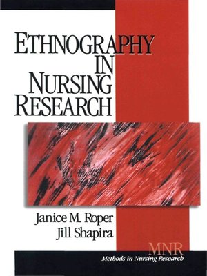 cover image of Ethnography in Nursing Research